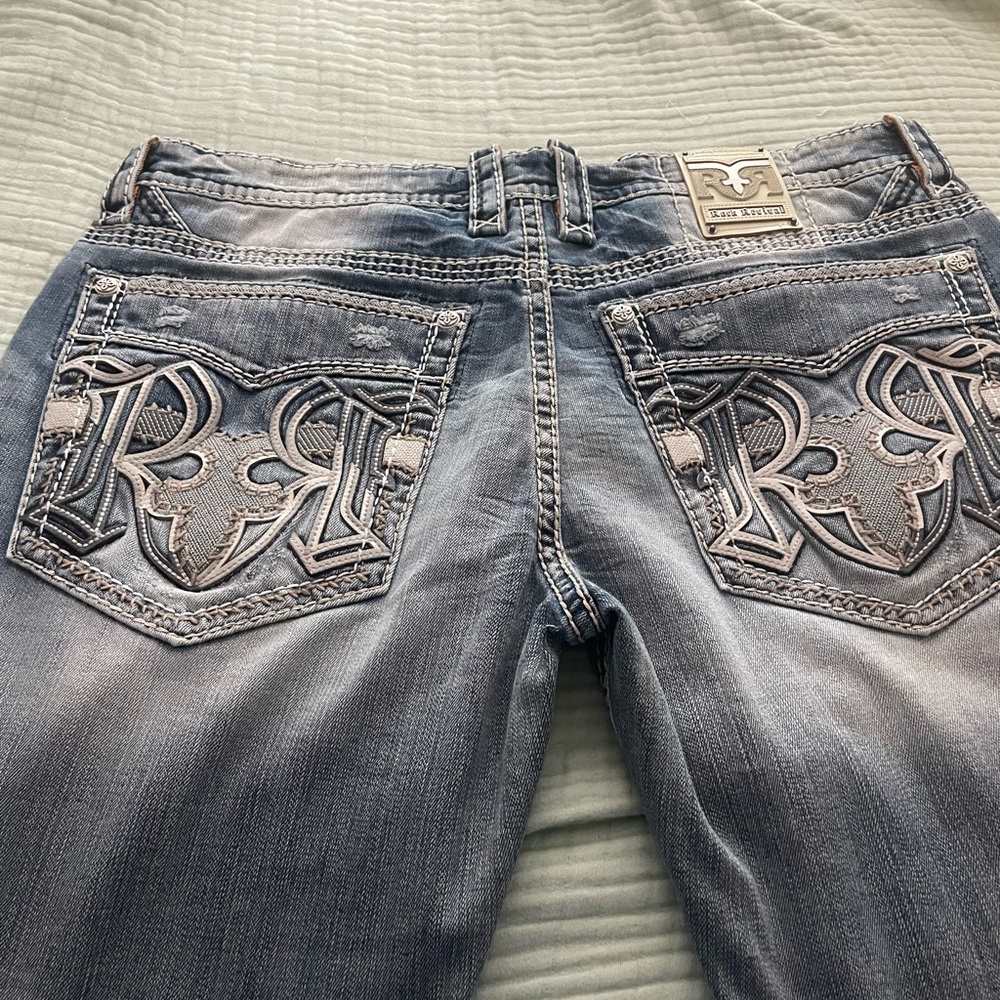 3 Pairs of Rock Revival Jeans - Straight Leg - 42x32 - BRAND NEW - never worn